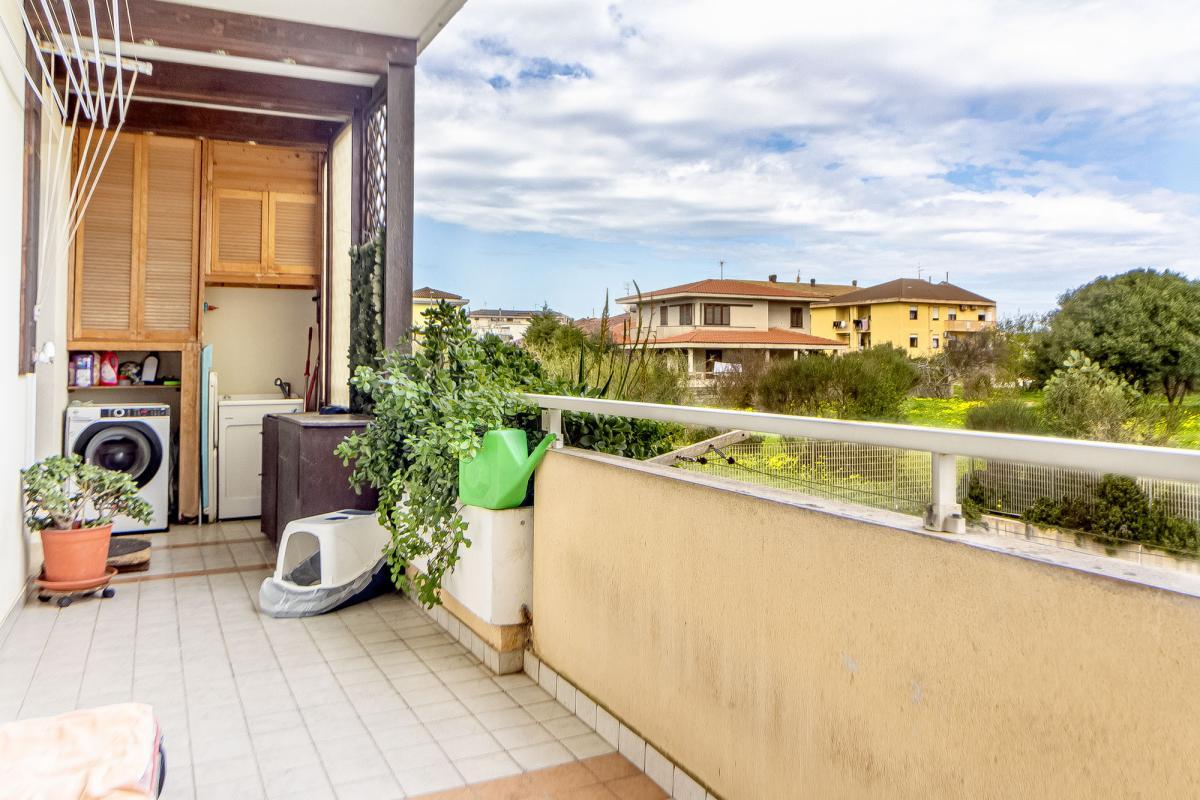 Porto Torres – Via Pertini - Trilocale con balcone vista parco, posto auto e cantina