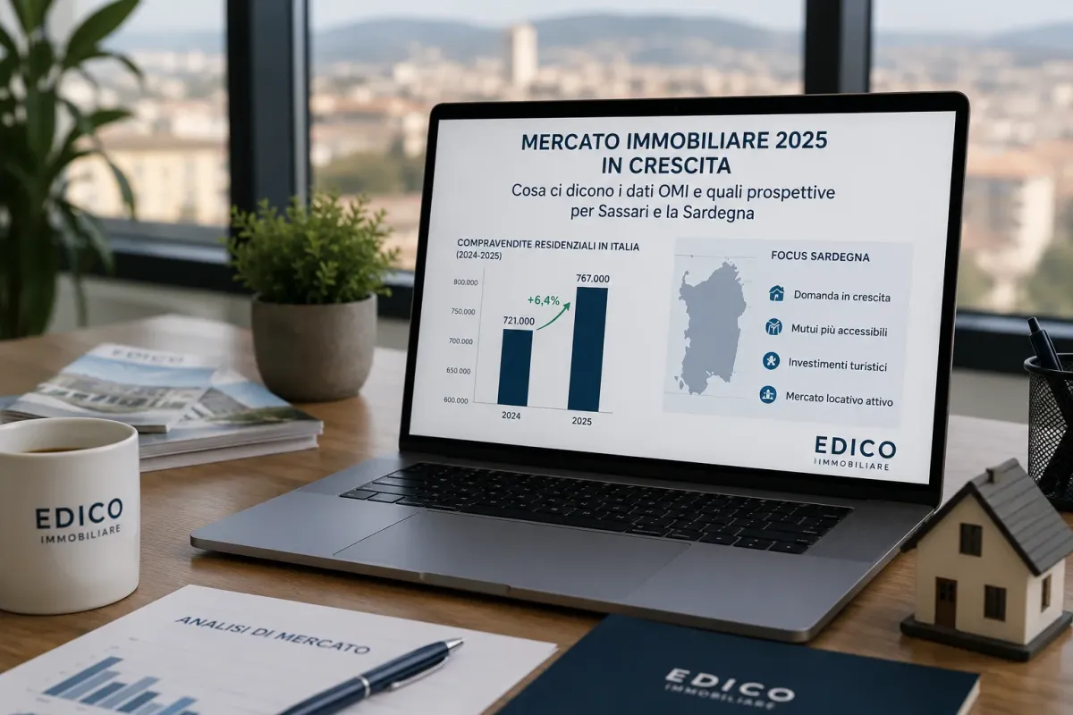 Mercato immobiliare 2025: crescita e prospettive in Sardegna