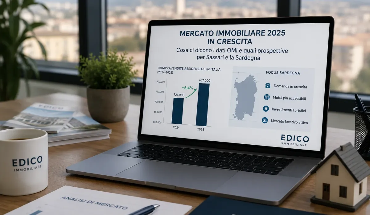 Mercato immobiliare 2025: crescita e prospettive in Sardegna